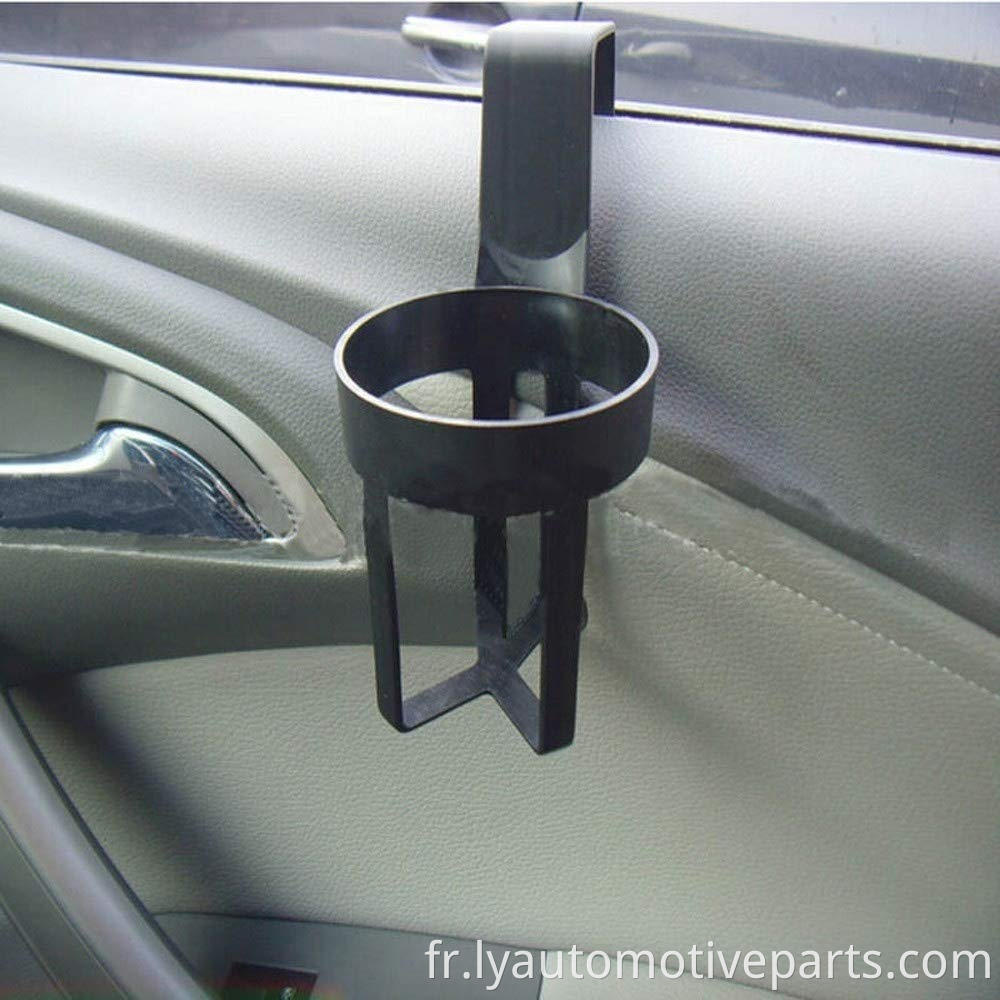 Tasse de véhicule de voiture noire auto peut boire des supports de bouteilles